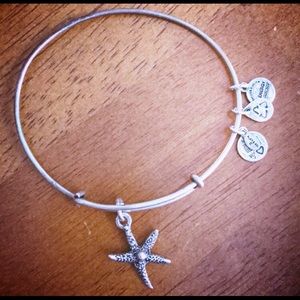 Retired Alex and Ani Starfish Bangle